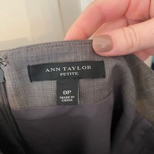 Ann Taylor Gray Skirt